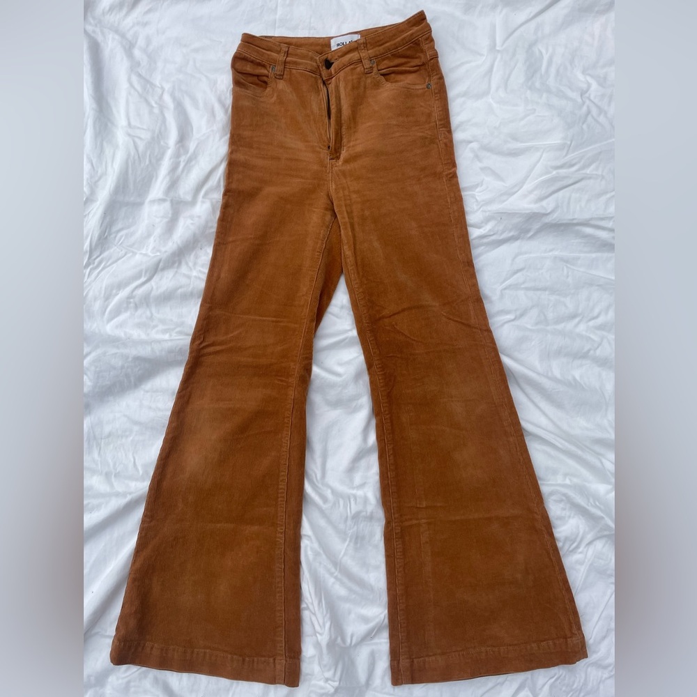 ROLLA'S Brown East Coast Flare Jeans